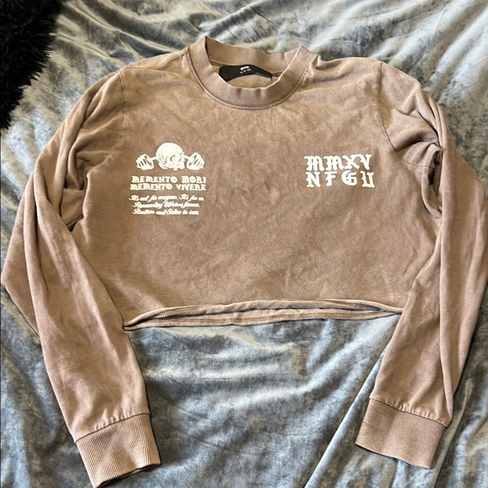 Darc Sport Memento Mori long sleeve crop